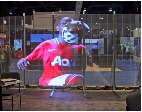 Tela de LED transparente personalizada para exterior P10 9