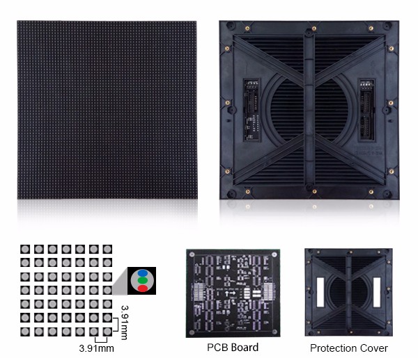 M&oacute;dulo de tela LED P3.91 para interior 7
