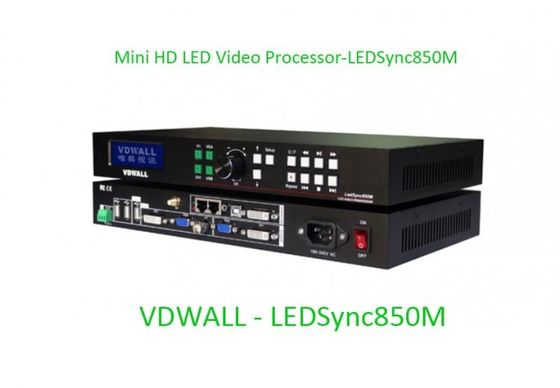 Processador de Vídeo LED HD Mini LEDSync850M da VDWall com suporte USB