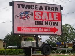 MUENLED-TB16 LED Trailer publicitário/outdoor led billboard