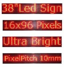 Letreiro de Display LED P10, 1-8 Linhas 192x64 VERMELHO