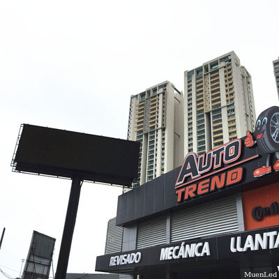 Projeto de tela de LED P16 no Panamá 12.288m x 4.096m cada lado x 2 lados FYI