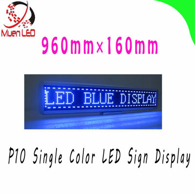 P10 Display de sinalização LED de cor única 960*160mm ((Vermelho, Amarelo, Verde, Azul, Branco)