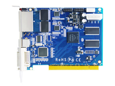 Transmissor LED T7 de luz colorida, Cartão de Envio LED T7 síncrono