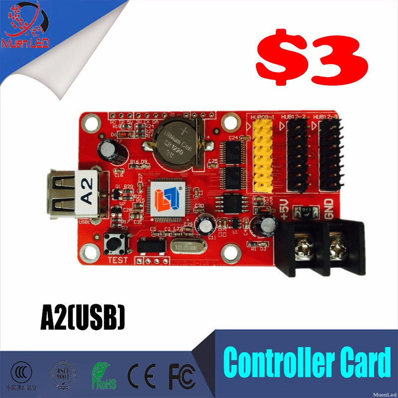 Placa controladora de display LED Muen A2 USB
